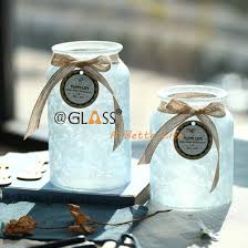 Mini Flint Glass Vases Ice Flower Solid