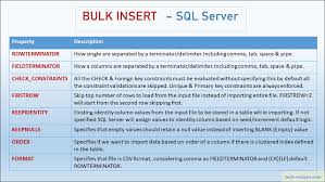 import csv file using bulk insert