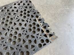 cast iron floor grids