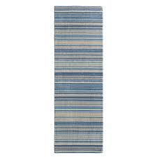 ombre stripe patterned runner rug in