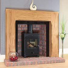 Fireplace Contemporary Wooden Fire