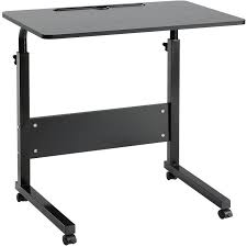The table can hold up to 40 pounds, which everyone needs for their workstation or a few books. Bedside Computer Writing Table Adjustable Laptop Stand Portable Cart Tray Wheels Ebay