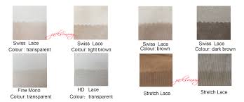 Lace Color Chart