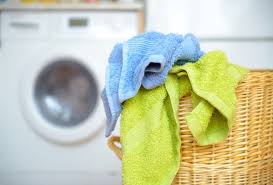 washing towels and bath mats