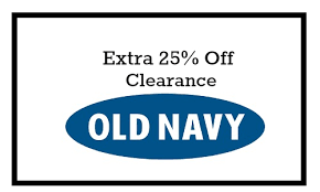 old navy promo code 25 off clearance