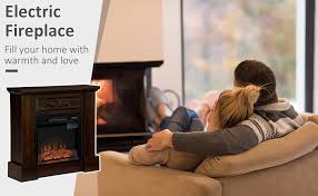Homcom 32 Electric Fireplace With