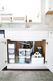How To Organize Under The Kitchen Sink