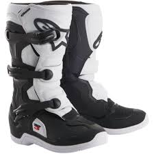 Alpinestars Tech 3s Boots Youth Color Blackwhite Size 5