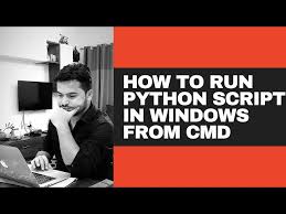 run python script from command prompt