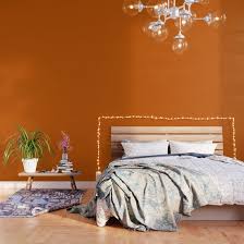 Burnt Orange Solid Color Wallpaper By