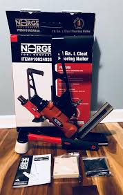 norge 18 gauge l cleat floor nailer gun