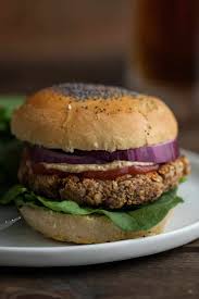 brown rice oat and nut veggie burger