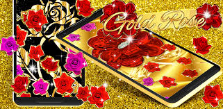 gold rose wallpaper apk for