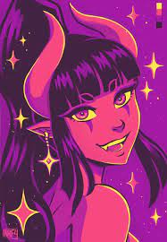 It is how artists structure, plan and negotiate space. Image Result For Demon Girl Tumblr Art Cartoon Art Styles Girls Cartoon Art Tumblr Art