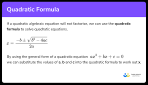 Quadratic Formula Gcse Maths Steps
