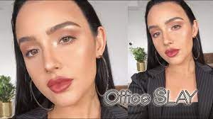 office makeup tutorial no false lashes