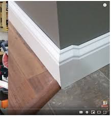 how to install baseboard molding on