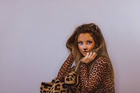 halloween leopard makeup tutorial