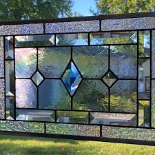 Stained Glass Panel Diamond Bevels