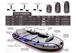 intex excursion 5 5 person inflatable