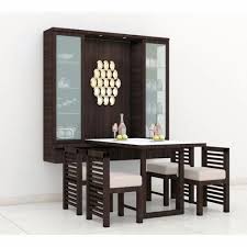 Brown Wooden Wall Dining Table