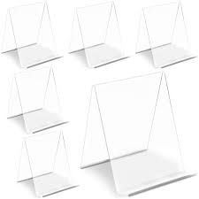 See more ideas about acrylic display stands, design, acrylic display. 6 Pack Clear Acrylic Book Display Stand Easel 4 5 X 5 Each Premium 2mm Thick Holder For Menu Awards Target