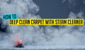 deep clean carpet with steam cleaner