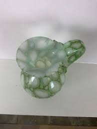 green opaline glass jug for at pamono
