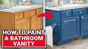 how to paint a bathroom vanity ace