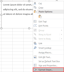 edit and remove a text box in excel