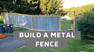 metal fence corrugated roofing
