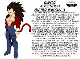 It will be very difficult to name or differentiate them, especially when they fight earth saiyins. Rigor Ascended Super Saiyan 4 Anime Dragon Ball Super Super Saiyan Saiyan
