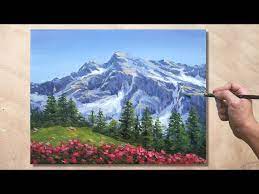 How To Paint Mountain Landscape