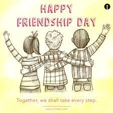 friendship day background with friends