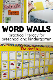 Word Walls In Preschool And