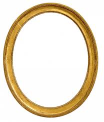 oval frame png golden full hd