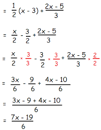 Simplifying Algebraic Expressions With