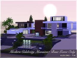 modern celebrity mansion