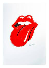 rolling stones lips printed editions