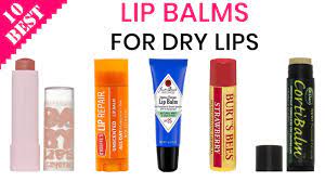 10 best lip balms for chapped lips