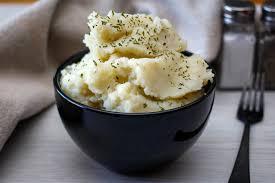 mashed rutabaga with sour cream and