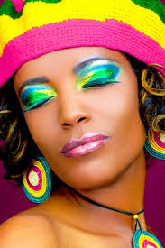 bright exotic makeup accessories