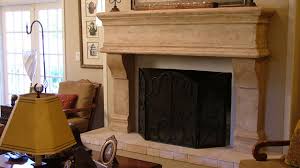 Natural Stone Fireplace Surround With