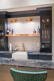 chic basement kitchen wet bar designed