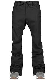 L1 Skinny Twill Snowboard Pants For Men Black Planet