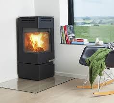 aduro 12 wood stove with big corner window