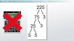 Evaluating Square Roots Of Perfect