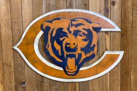 3d Chicago Bears Logo Wall Hanging