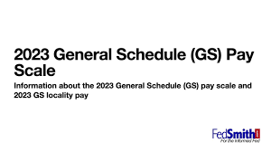 2023 gs pay scale with locality