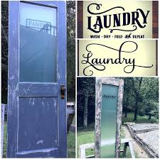 Custom Vintage Laundry Door Custom
